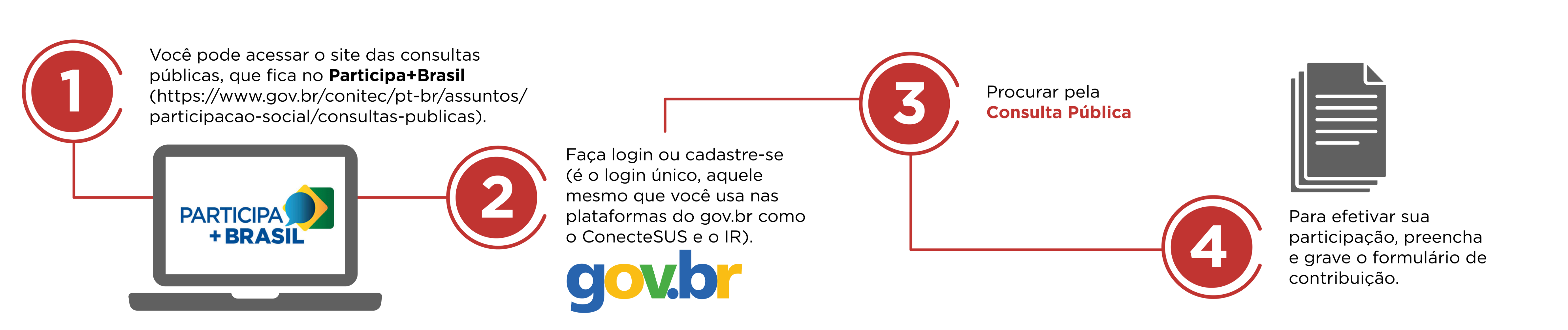 Imagem do processo de consulta pública
